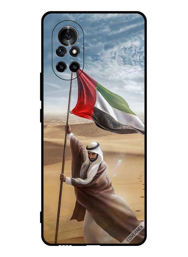 Covernex غطاء حماية لهاتف هواوي نوفا 8 مزروع عليه علم الإمارات - Image 1