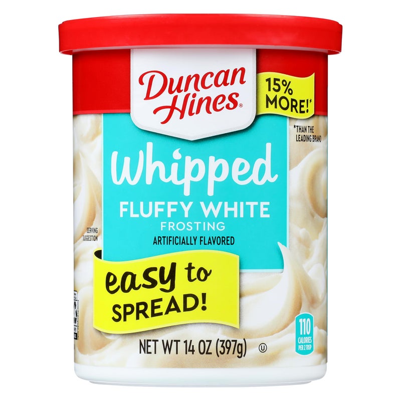 Duncan Hines Whipped Fluffy White Flavored Frosting 14 oz - Image 3