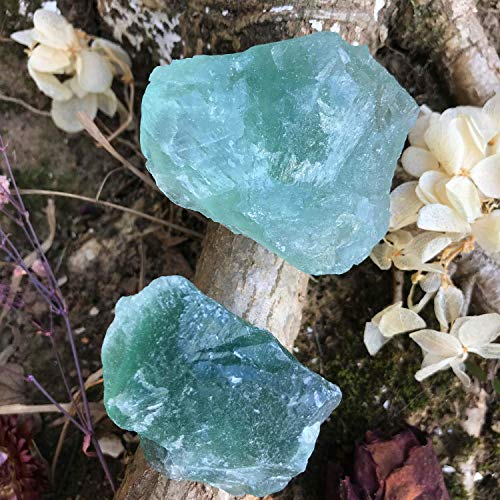 Zenkeeper 1Lb Green Fluorite Crystal Rocks Raw Stones for Tumbling, Green Natural Fluorite Crystals Bulk Rough Gemstone for Jewelry Making, Healing, Meditation, Sculpture - Image 5