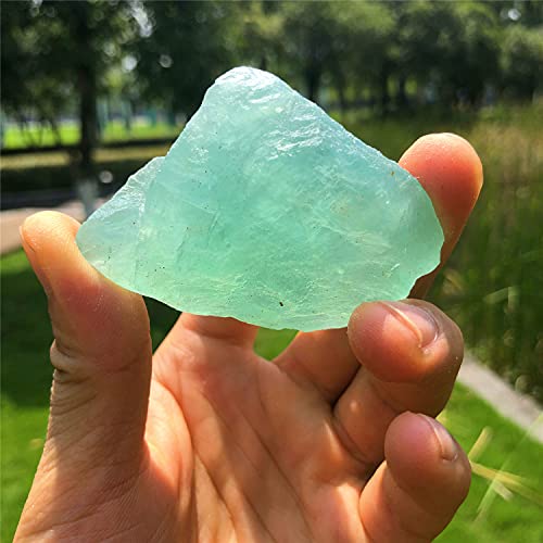 Zenkeeper 1Lb Green Fluorite Crystal Rocks Raw Stones for Tumbling, Green Natural Fluorite Crystals Bulk Rough Gemstone for Jewelry Making, Healing, Meditation, Sculpture - Image 3