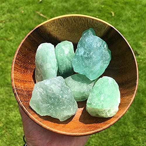 Zenkeeper 1Lb Green Fluorite Crystal Rocks Raw Stones for Tumbling, Green Natural Fluorite Crystals Bulk Rough Gemstone for Jewelry Making, Healing, Meditation, Sculpture - Image 2