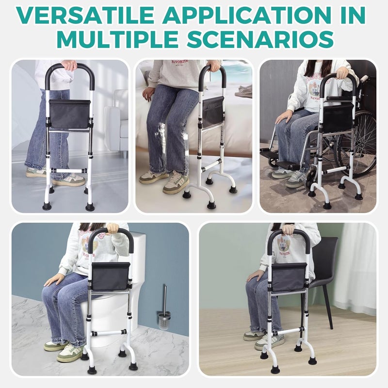lefeke Stand Assist-Mobility Standing Aid Rail for Couch, Chair, Bedside, Toilet. Assistance Handle for Seniors and People with Limited Mobility. Safety Grab Bar for Standing, Walking, Up and Down the Stairs - Image 3