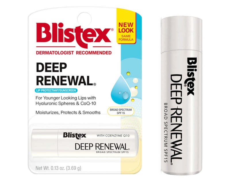 Blistex Deep Renewal, Anti-Aging Formula, 0.13 Ounce, (Pack of 12) Moisturizes, Protects & Revitalizes, Broad Spectrum SPF 15, For Younger Looking Lips, Softens & Smooths Lips (Packaging May Vary) - Image 4