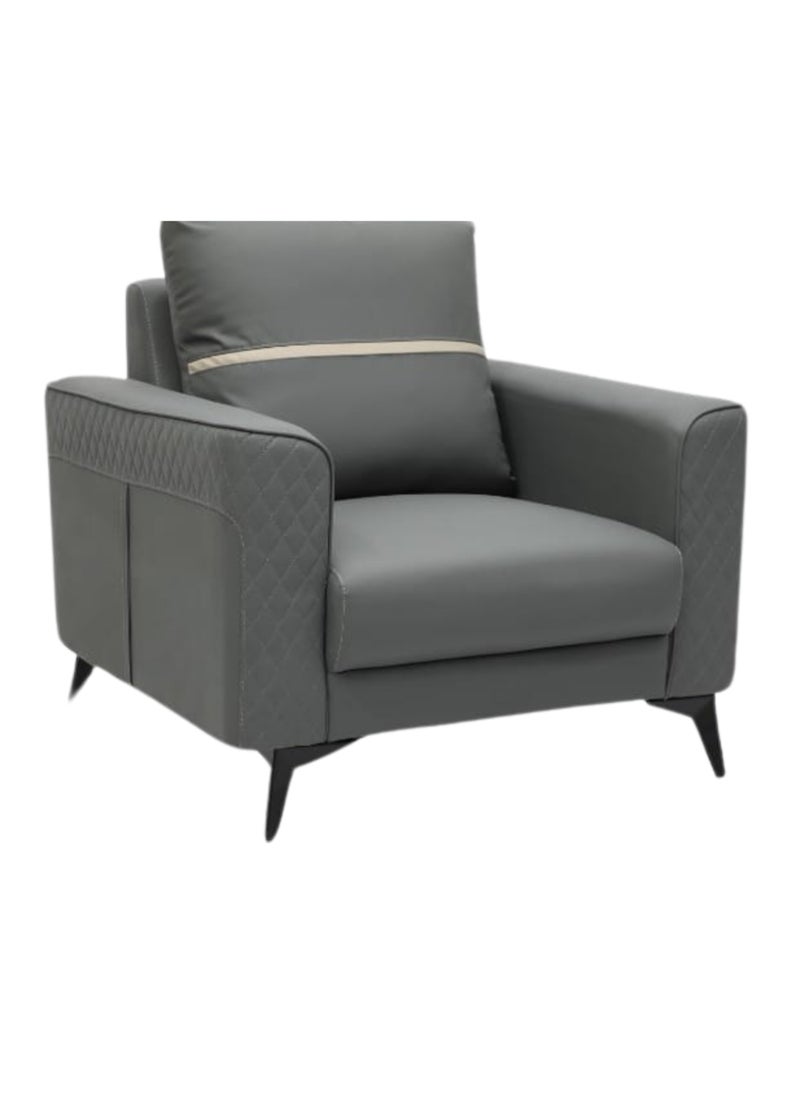 KARNAK - Karnak Luxury Sofa Set Modern Design Sectional Couch For Living Room Home Office, Hotel, Apartment 5 Seater Sofa Set GREY - Image 1
