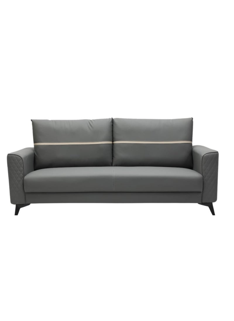 KARNAK - Karnak Luxury Sofa Set Modern Design Sectional Couch For Living Room Home Office, Hotel, Apartment 5 Seater Sofa Set GREY - Image 1