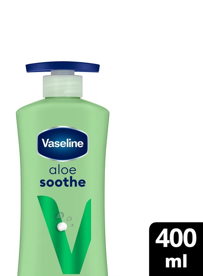 Vaseline® Intensive Care™ Aloe Soothe Lotion 400ml – Deep Moisturizing, Fast-Absorbing Skin Lotion for Dry & Sensitive Skin - Image 4