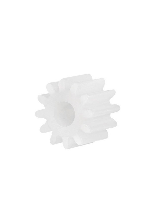 uxcell 50 قطعة من التروس البلاستيكية 12 سنًا نموذج 122.5A ترس تخفيض تروس دودية بلاستيكية لمحرك روبوت سيارة Rc - Image 2