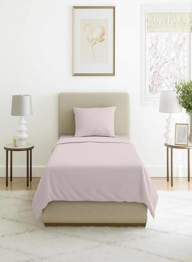لافيش هوم طقم ملاءات من الألياف الدقيقة المصقولة - 3 قطع من أغطية السرير - ملاءات مثبتة ومسطحة، بالإضافة إلى غطاء وسادة - مقاوم للتجاعيد والبقع والبهتان من لافيش هوم (مقاس مفرد، بيج) - Image 1