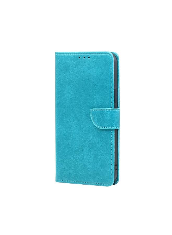 Green Tiger Case For Google Pixel 7a Calf Texture Buckle Flip Leather Phone Case - Image 2