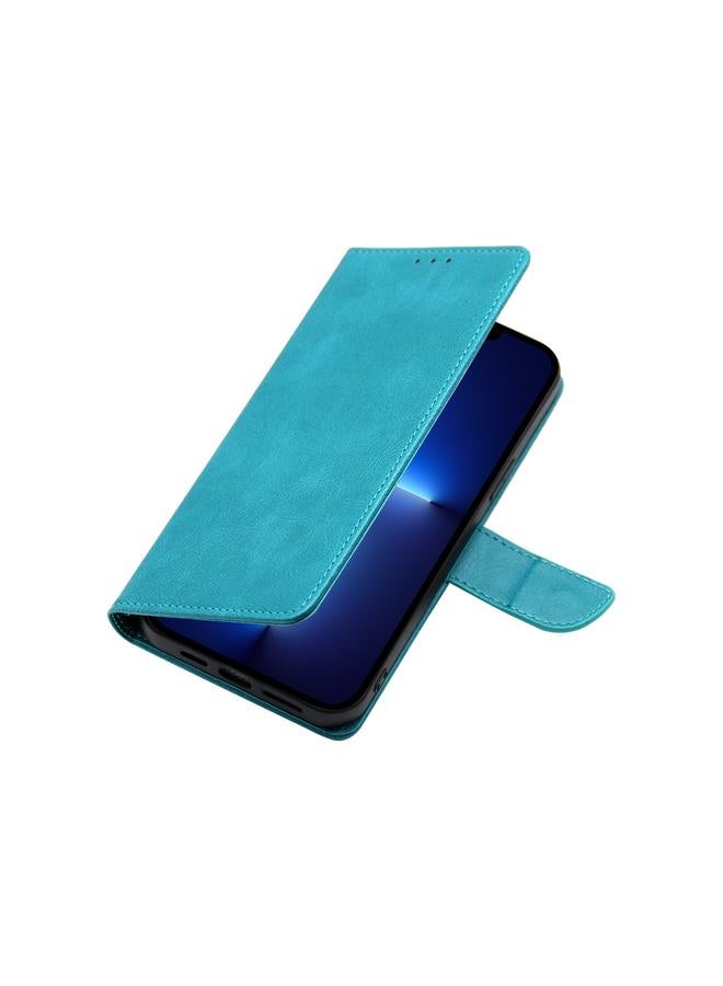 Green Tiger Case For Google Pixel 7a Calf Texture Buckle Flip Leather Phone Case - Image 5