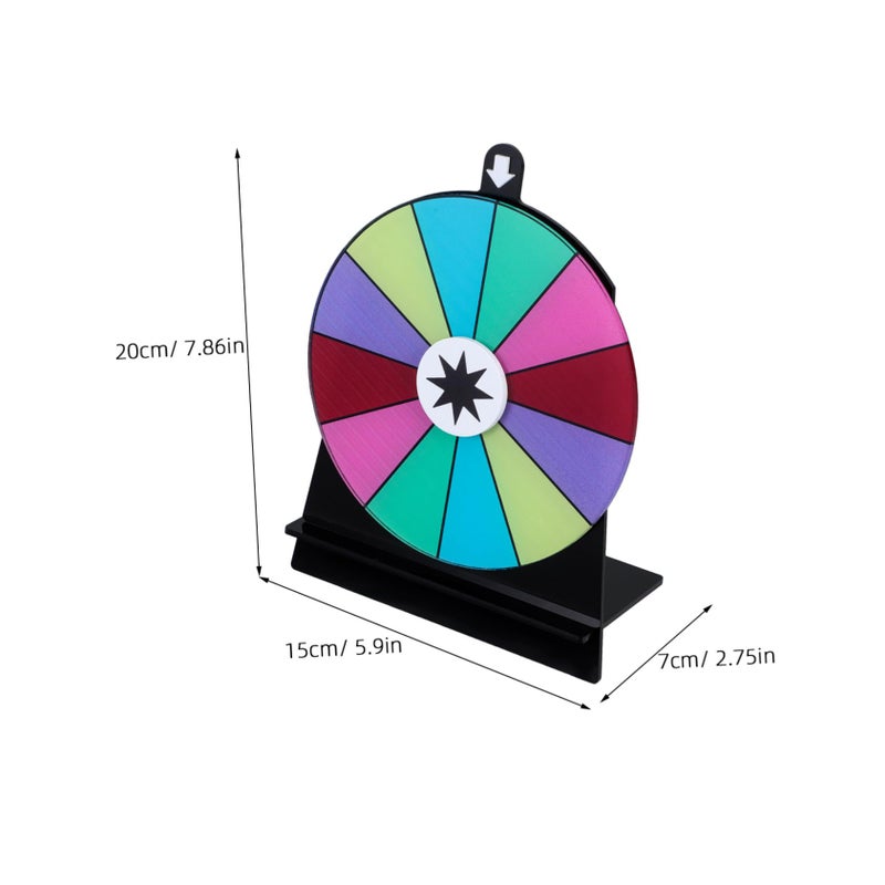 Acrylic Erasable Fortune Wheel Game Spinner For Parties Gatherings Events - Image 3