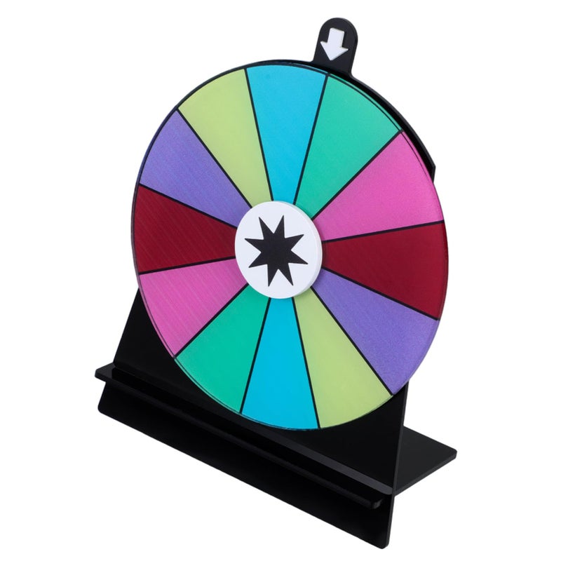 Acrylic Erasable Fortune Wheel Game Spinner For Parties Gatherings Events - Image 2