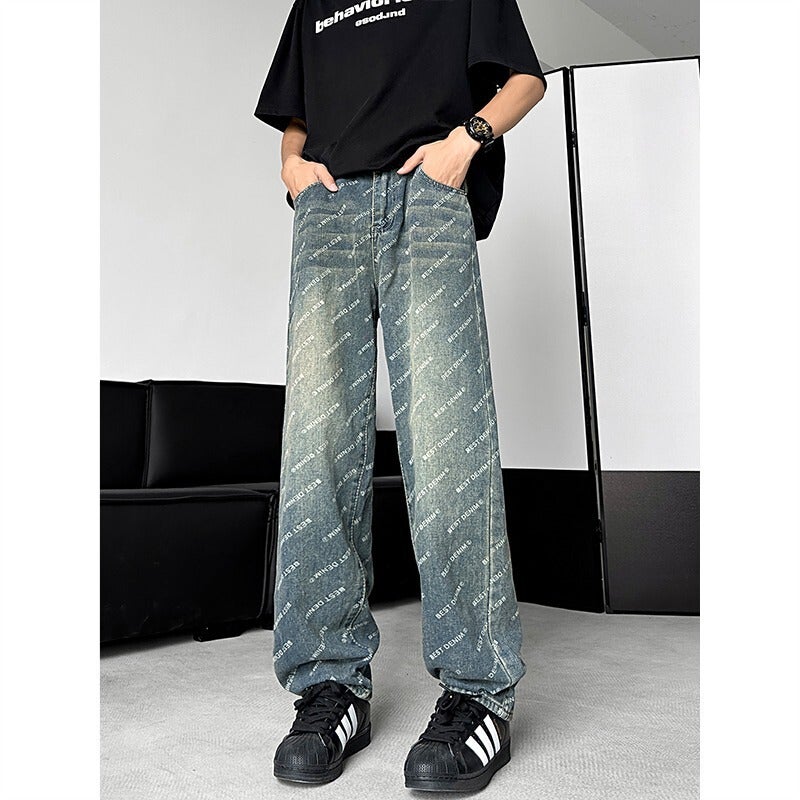 Unisex Casual Daily Denim Jeans - Image 2