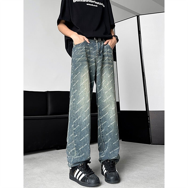 Unisex Casual Daily Denim Jeans - Image 4