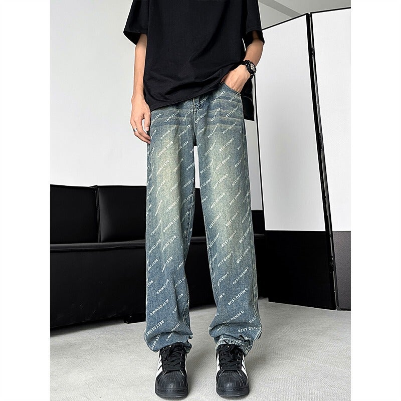 Unisex Casual Daily Denim Jeans - Image 3