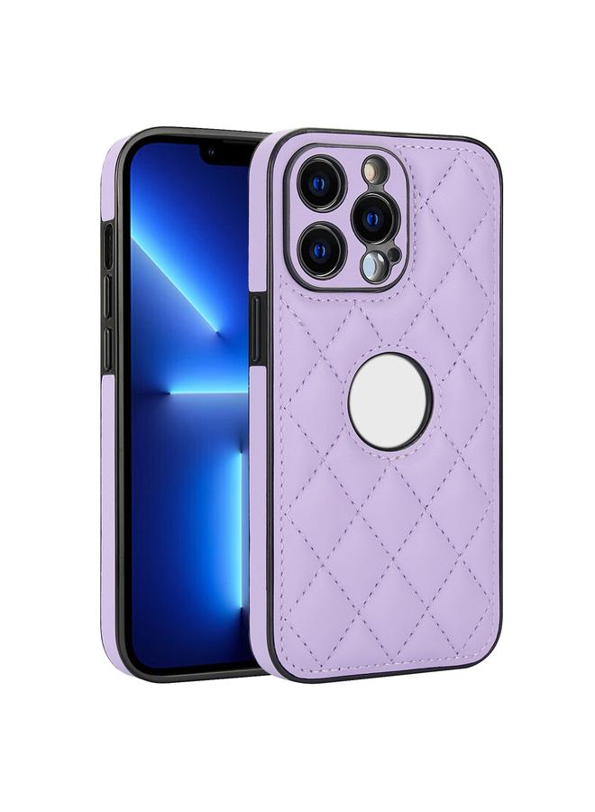 زبون جراب لهاتف iPhone 13 Pro مع غطاء خلفي من الجلد المعيني - Image 1