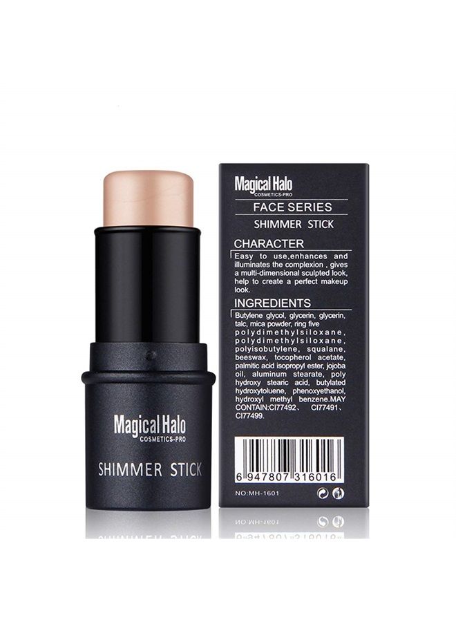 FantasyDay Illuminator Face Highlighter Makeup Sticks Pearl Shimmer Whitening Cream Shimmer Contouring Stick Foundation Stick Face Eye Nose Concealer Pen #2 - Image 1