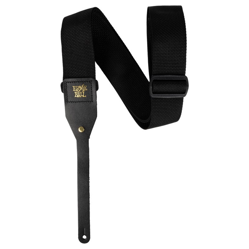 Ernie Ball Polypro Acoustic Guitar Strap - Black - Image 2
