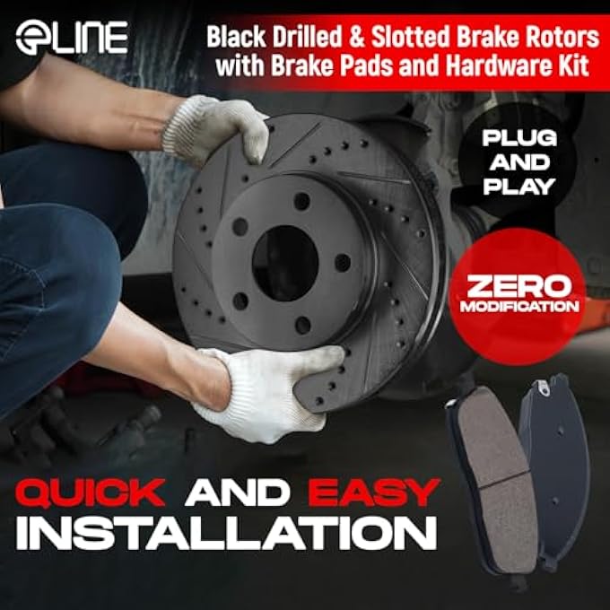 ريحني نماذج R1 المفاهيمية للفرامل والدوارات الأمامية وطقم الفرامل الأمامية وأقراص الفرامل والأقراص السيراميكية 20032009 تويوتا 4 رانر 20052021 تويوتا تاكوما 20072014 تويوتا FJ كروزر - Image 5