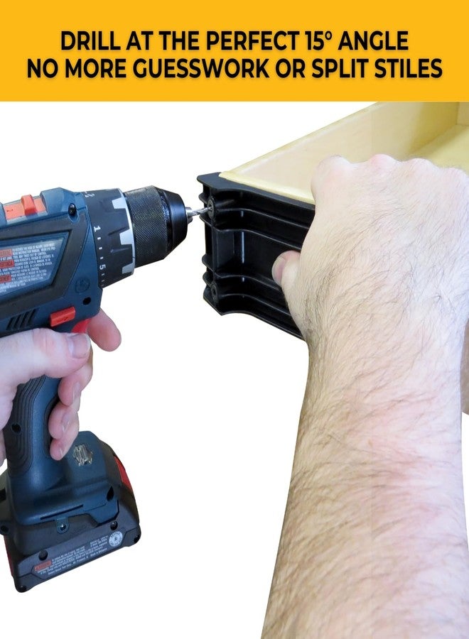 FastCap 15-Degree Drawer Drilling Jig for Cabinet and Drawer Assembly - Wood Working Tools for Home Repair and Home Improvement - 02380 - Image 2