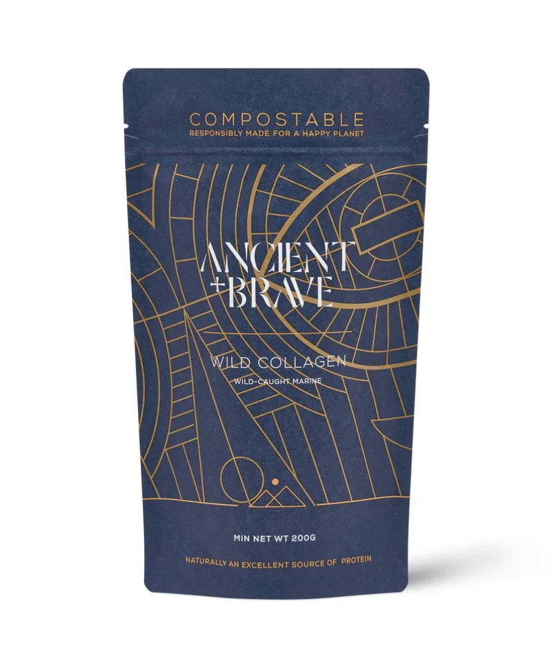 ANCIENT + BRAVE حقيبة الكولاجين البري