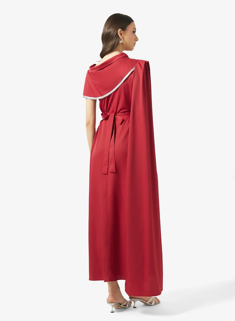 خزانة A-line Dress With Trail