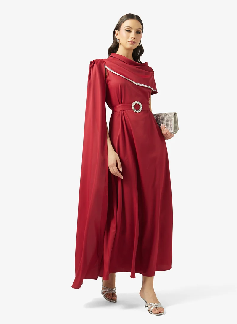 Khizana  A-line Dress With Trail for Women | Best Price UAE