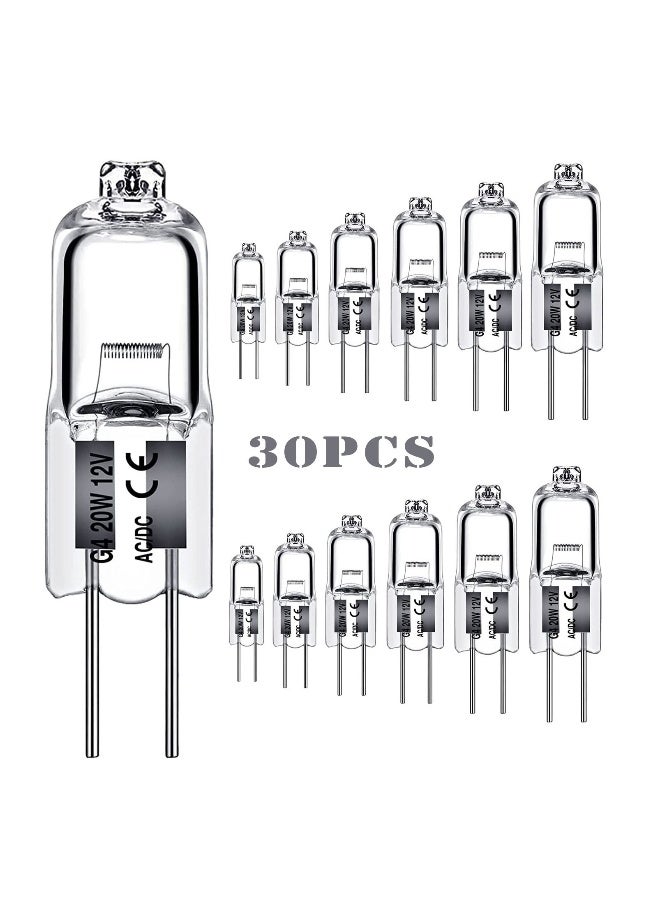 12 حزمة لمبة ج4 كريستالية واضحة لمصابيح تحت الخزائن، مصابيح بيك، ثريات، وإضاءة المناظر الطبيعية - Image 1