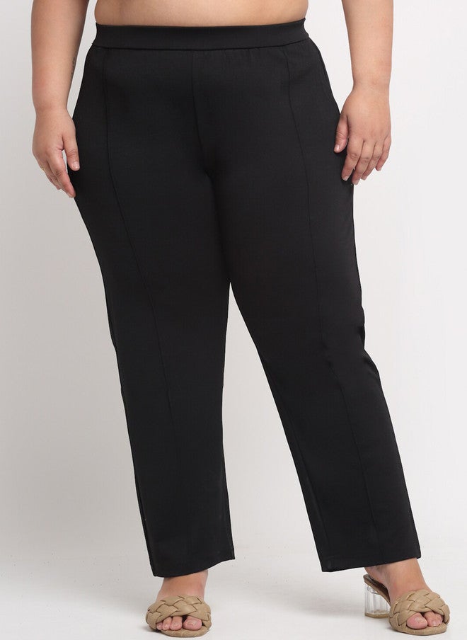 PlusS Plus Size Black Jeggings for Women - Image 1