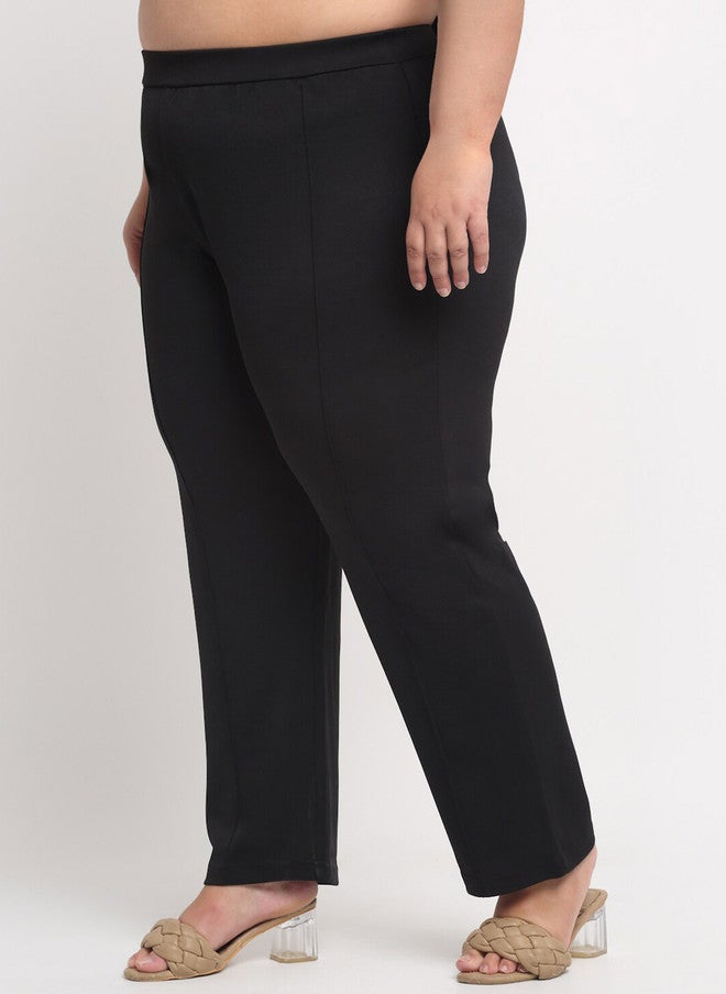 PlusS Plus Size Black Jeggings for Women - Image 2