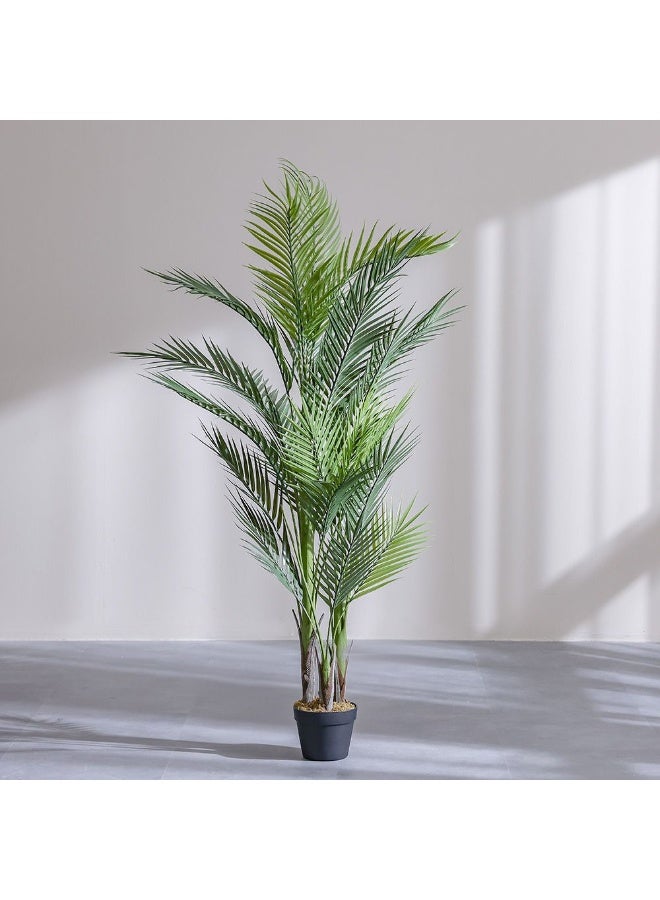 DANUBE HOME 150 cm Artificial Palm Plant – Realistic Indoor & Outdoor Greenery for Home, Office or Patio – Durable Decorative Plant for Tropical Vibes with Zero Maintenance - Image 1