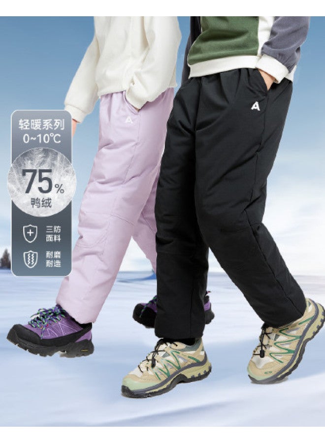 Annil kids' Winter Pants - Waterproof, Windproof, Stain-resistant Thickened Fleece-lined Snow Pants For Boys & Girls - Image 1