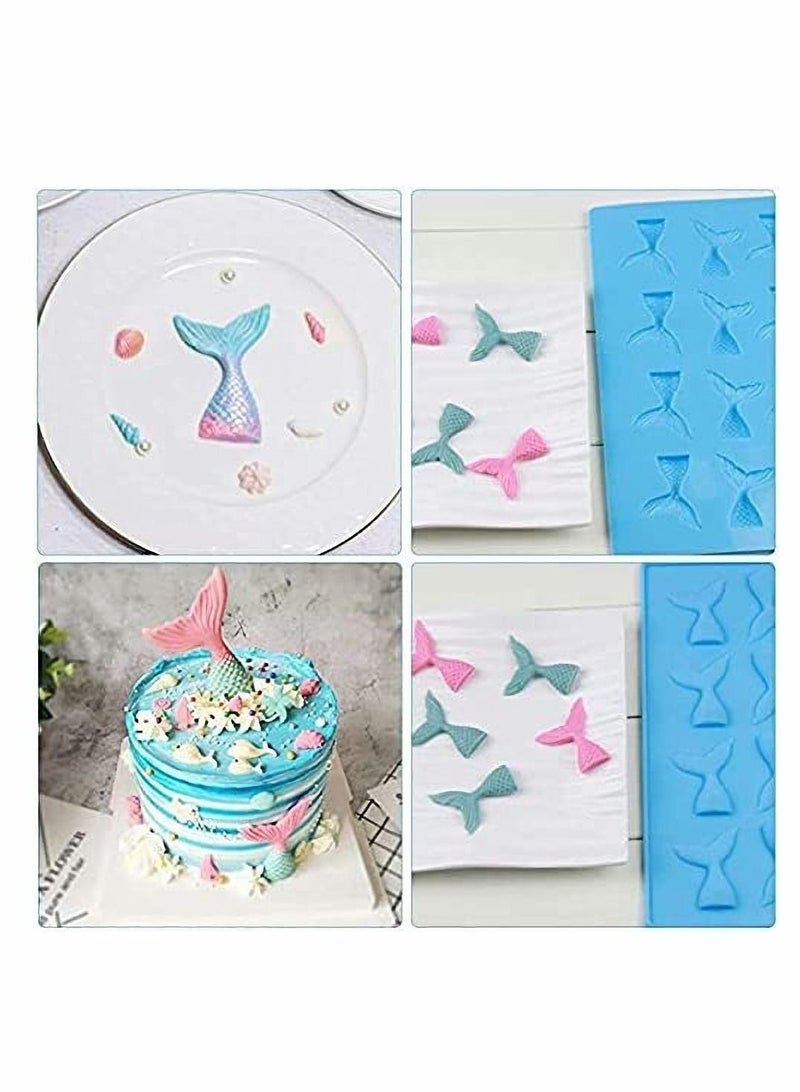 Excefore 16 Cavity Mermaid Tail Silicone Mould - Image 4