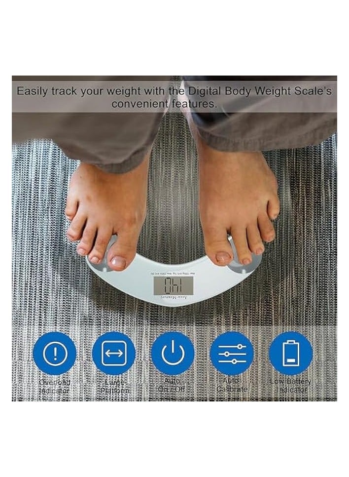 PROMASS Digital Thick Glass Weighing Scale/Weight Measurement Machine for Humans - Image 3
