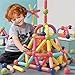 BAKAM Magnetic Building Blocks for Kids Ages 48 STEM Construction Toys for Boys and Girls Large Size Magnetic Sticks and Balls Game Set for Kids Early Educational Learning 64PCS - Image 3