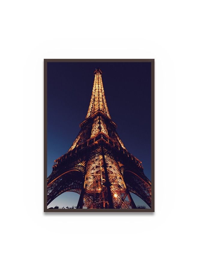 Marktna Canvas Wall Art For Wall Decoration, Modern Design, With A Hollow Brown Frame, Size (120x80),One Piece - Image 2
