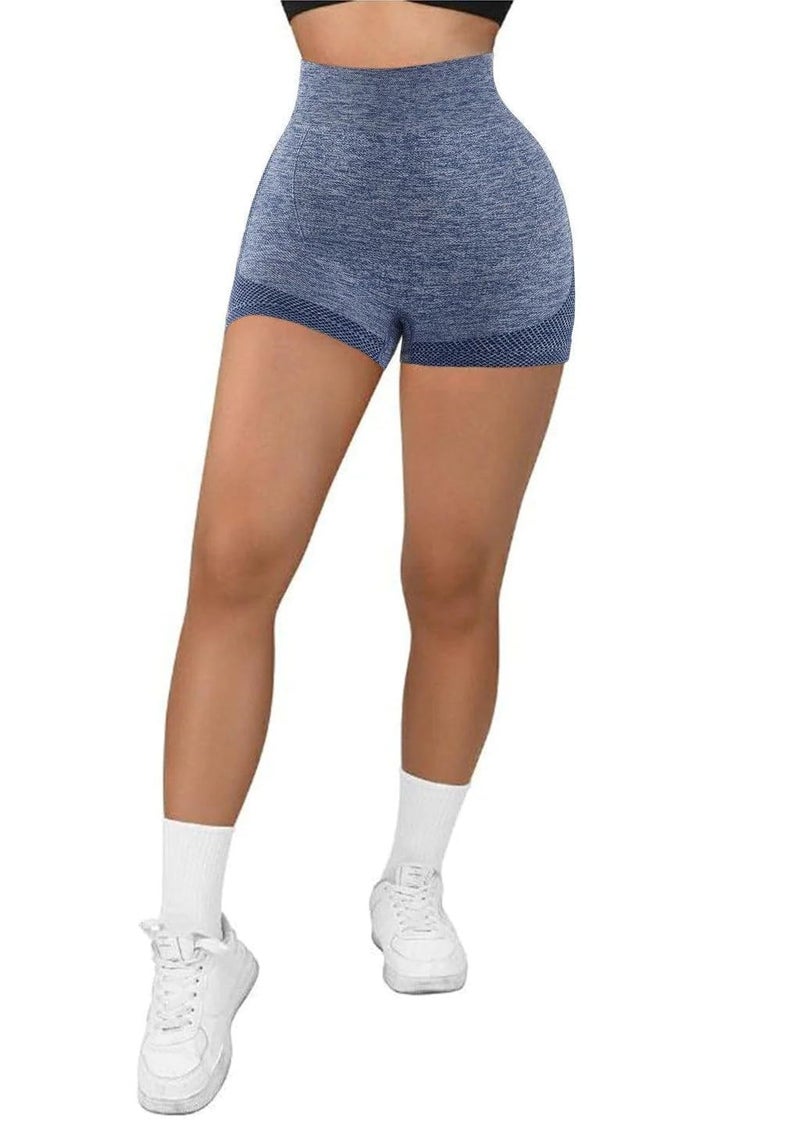 SSoShHub Store SSoShHub Women's High Waist Running Shorts for Gym, Yoga, and Sports - Stretchable and Breathable Activewear - Image 3