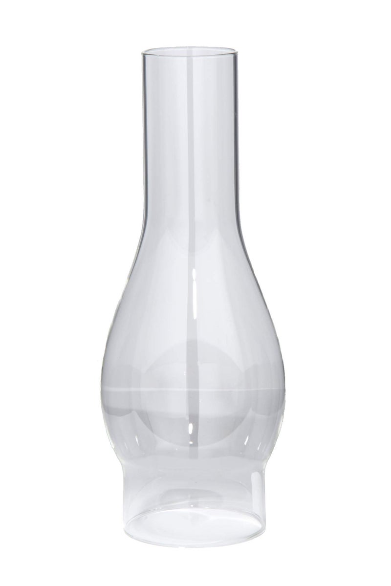 B&P Lamp مدخنة زيت B&P بارتفاع 3 بوصة وقطر 10 بوصة من الزجاج الشفاف للتراث واستعادة المصابيح الزيتية والكيروسينية القديمة - Image 1