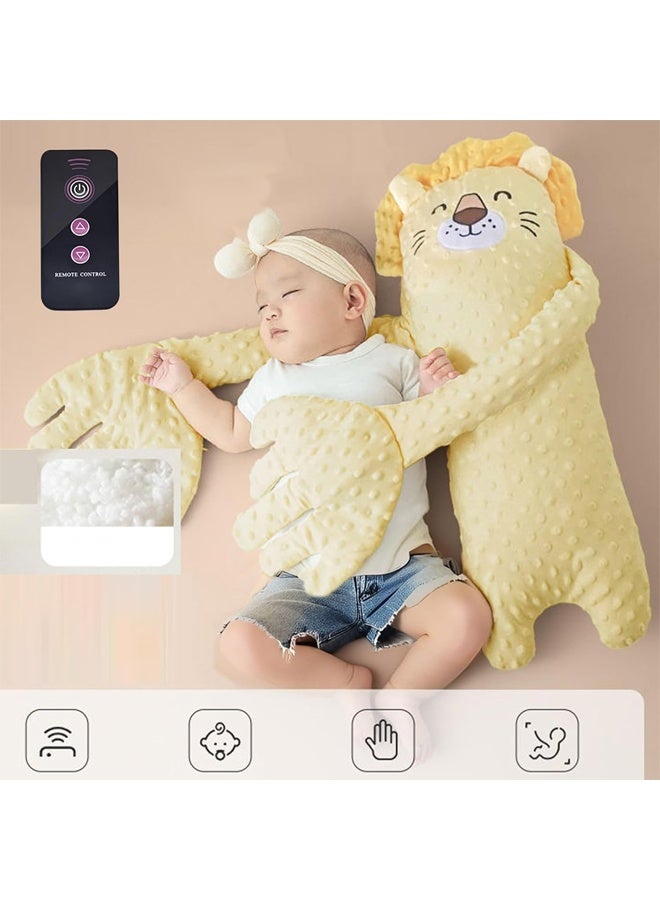 DUNISO Baby Patting Sleeping Toy with with Remote Control,Automatic Soothing Palm Hand,Startle Prevention Pat Pillow with Detachable red bean liner - Image 3