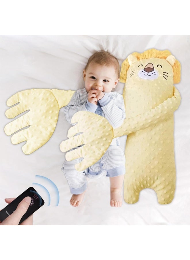 DUNISO Baby Patting Sleeping Toy with with Remote Control,Automatic Soothing Palm Hand,Startle Prevention Pat Pillow with Detachable red bean liner - Image 4