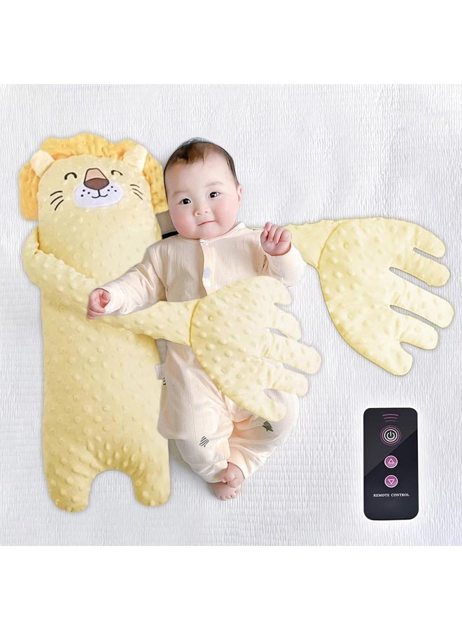 DUNISO Baby Patting Sleeping Toy with with Remote Control,Automatic Soothing Palm Hand,Startle Prevention Pat Pillow with Detachable red bean liner - Image 5