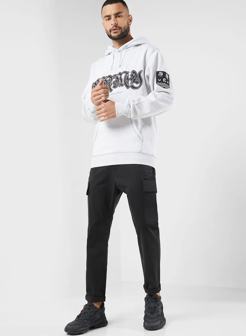 Grimey Fire Route Vintage Hoodie