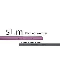 Techie Ultra-Thin Matte Sensory TPU Hard Back Cover Case with Magnetic MagSafe Wireless Charging for Samsung Galaxy S25 Ultra 2025 - Purple  - Image 5