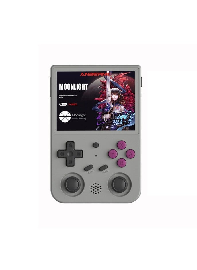 RedMapleTEK RG353V Retro Handheld Game with Dual OS Android 11 and Linux, RG353V with 128G TF Card Pre-Installed 10000 Games Supports 5G WiFi 4.2 Bluetooth (Grey)  - Image 1