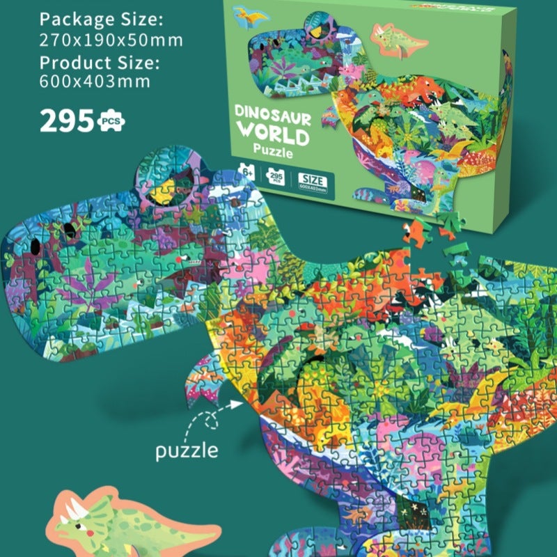 Children's Animal-Shaped Puzzle Educational Toy for Early Learning, 4-6 Years