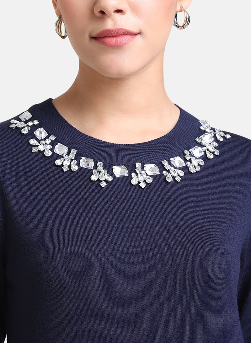 Kazo NECK EMBELLISHED PULLOVER  - Image 5