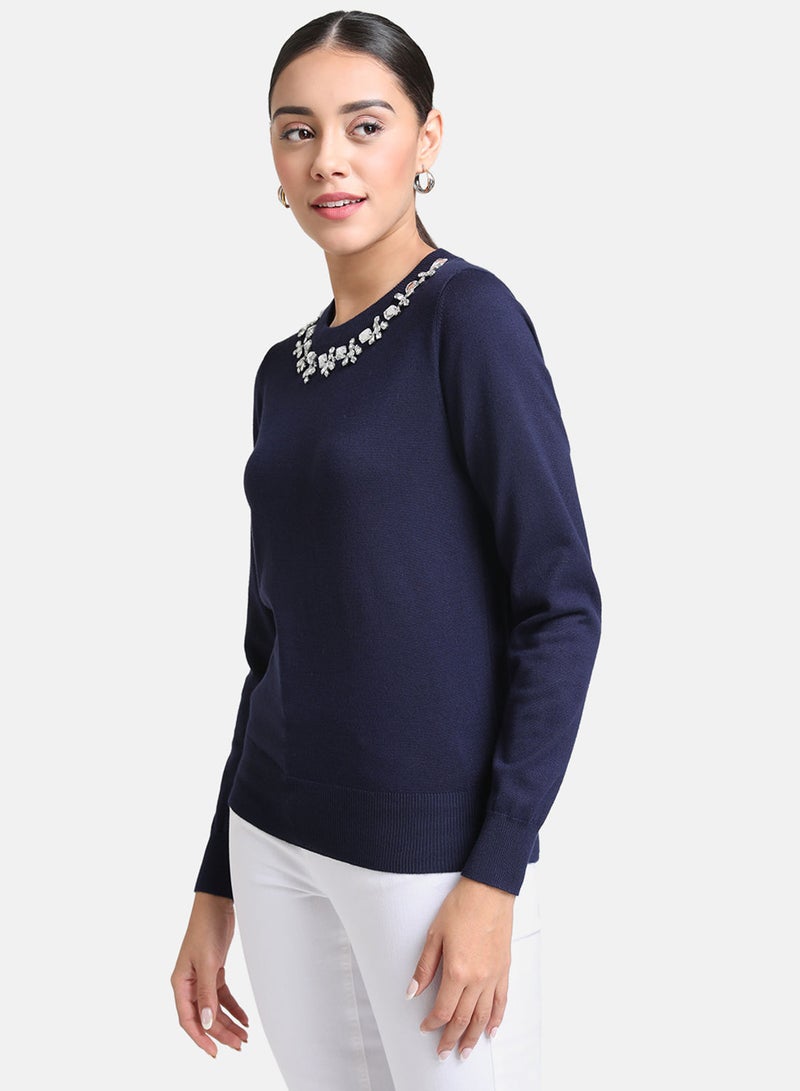 Kazo NECK EMBELLISHED PULLOVER  - Image 2