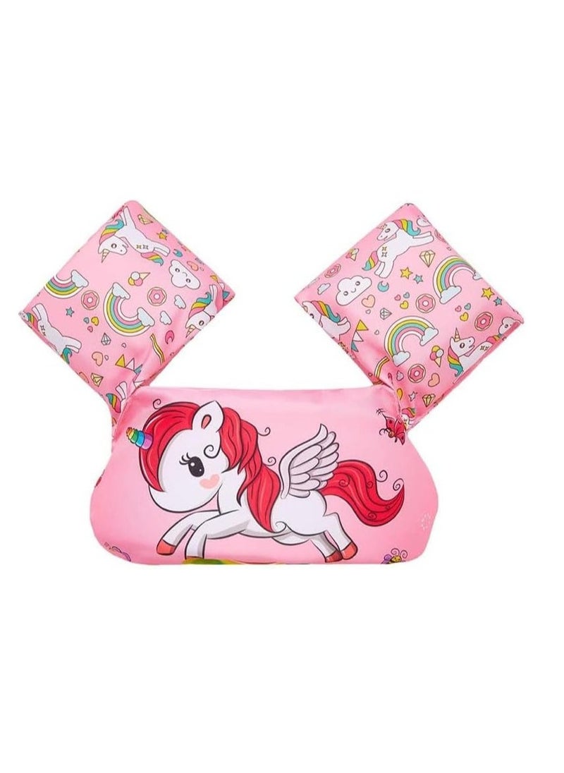 Swim Arm Band for Kids Floatation Sleeves Floats Tube Swimming Arm Floats Swim Aid Floats with Adjustable Strap for Children Learning Swim Training Equipment  - Image 1
