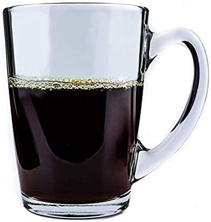 LVOOK Tableware Borosilicate Glass Tea CupCoffee CupCappuccino CupHot Chocolate Cup Set of 6 Piece White 180 ML City Cup - Image 3