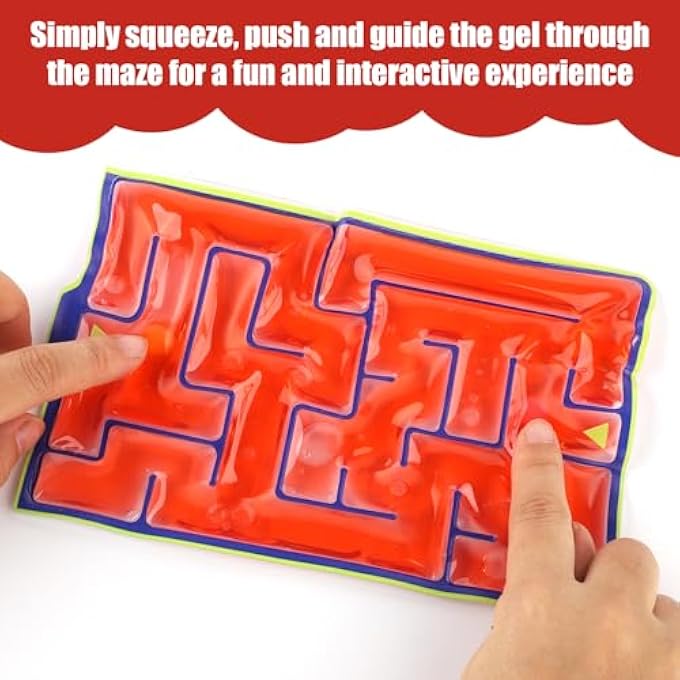 lasuroa 3 Pieces Sensory Maze Toy, Fidget Toys Sensory Board Squeeze Puzzle Calming Toys for Adults Kids for Autism Stress School Classroom Home - Image 5